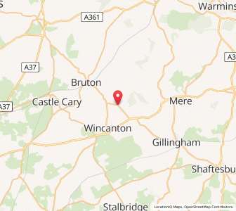 Map of Charlton Musgrove, EnglandEngland