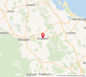 Map of Chatton, EnglandEngland