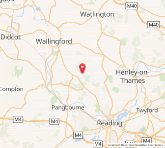 Map of Checkendon, EnglandEngland