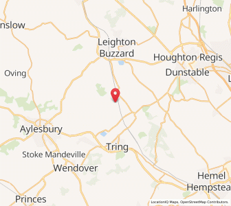 Map of Cheddington, EnglandEngland