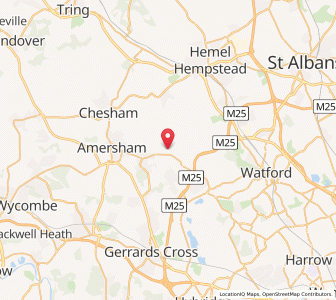 Map of Chenies, EnglandEngland