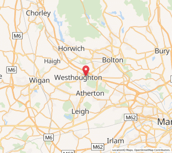 Map of Chequerbent, EnglandEngland