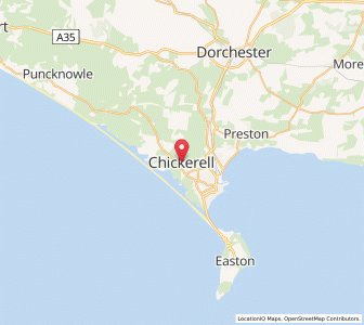 Map of Chickerell, EnglandEngland