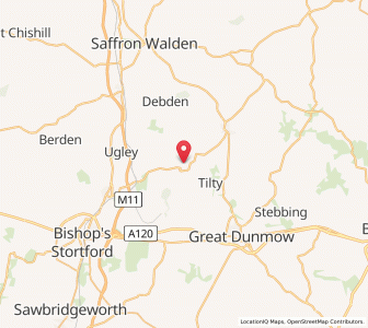 Map of Chickney, EnglandEngland