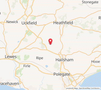 Map of Chiddingly, EnglandEngland