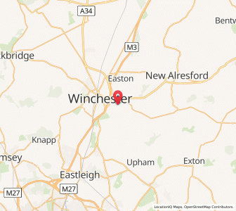 Map of Chilcomb, EnglandEngland