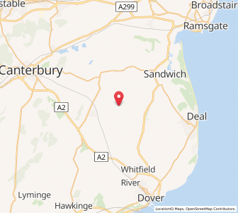 Map of Chillenden, EnglandEngland