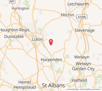 Map of Chiltern Green, EnglandEngland
