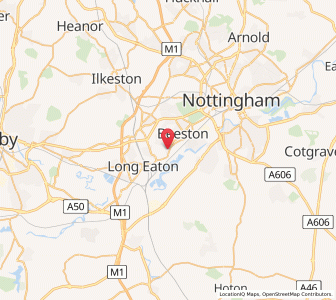 Map of Chilwell, EnglandEngland