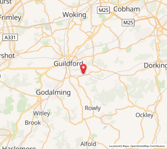 Map of Chilworth, EnglandEngland