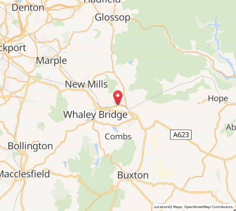 Map of Chinley, EnglandEngland