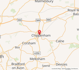 Map of Chippenham, EnglandEngland