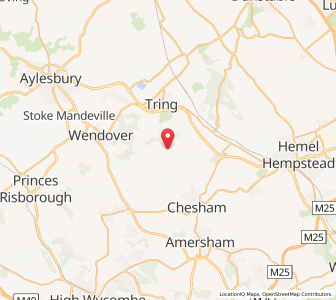 Map of Cholesbury, EnglandEngland