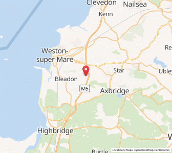 Map of Christon, EnglandEngland