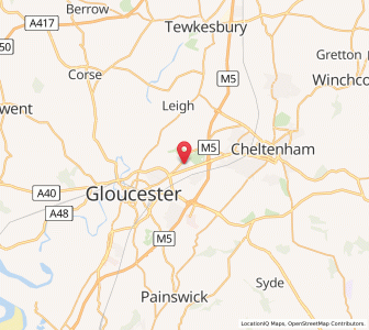 Map of Churchdown, EnglandEngland