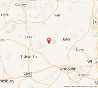 Map of Chute, EnglandEngland