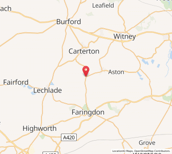 Map of Clanfield, EnglandEngland