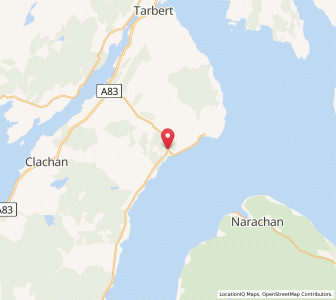 Map of Claonaig, ScotlandScotland