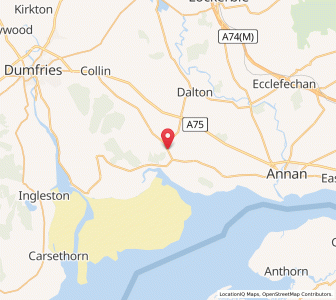 Map of Clarencefield, ScotlandScotland