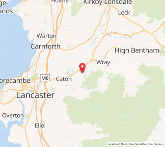 Map of Claughton, EnglandEngland