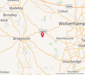 Map of Claverley, EnglandEngland