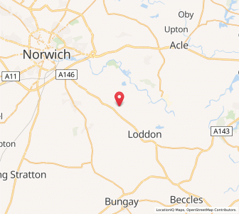 Map of Claxton, EnglandEngland