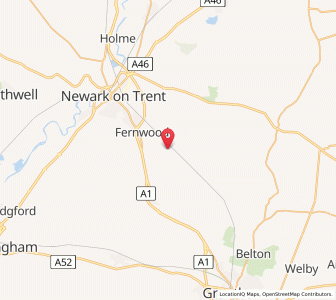 Map of Claypole, EnglandEngland