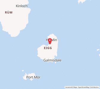 Map of Cleadale, ScotlandScotland