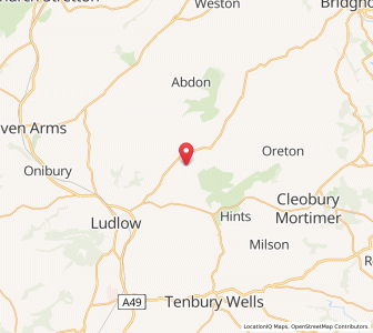 Map of Cleestanton, EnglandEngland