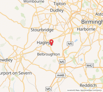 Map of Clent, EnglandEngland