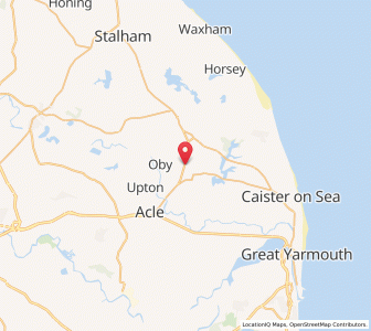 Map of Clippesby, EnglandEngland