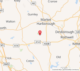 Map of Clipston, EnglandEngland