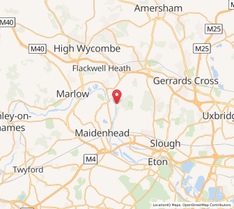 Map of Cliveden, EnglandEngland