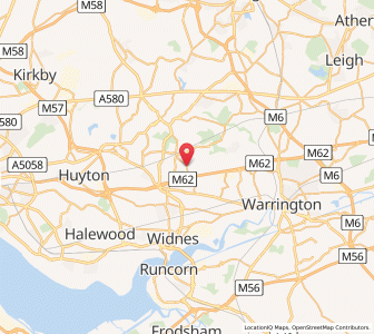 Map of Clock Face, EnglandEngland