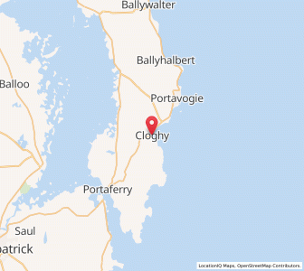 Map of Cloghy, Northern IrelandNorthern Ireland