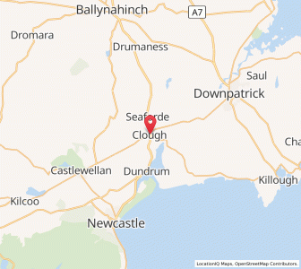 Map of Clough, Northern IrelandNorthern Ireland