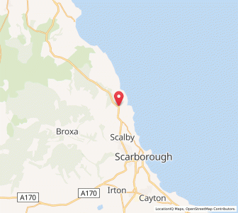 Map of Cloughton, EnglandEngland