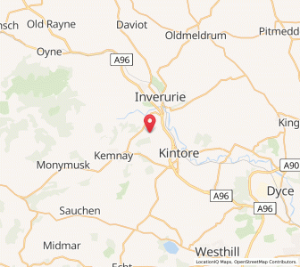 Map of Clovenstone, ScotlandScotland