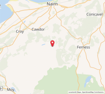 Map of Clunas, ScotlandScotland