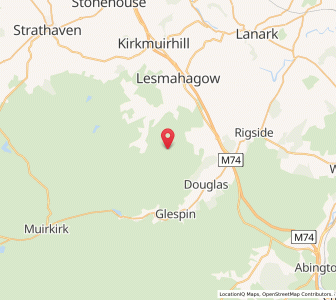 Map of Coalburn, ScotlandScotland