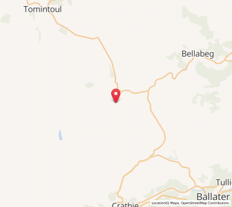 Map of Cock Bridge, ScotlandScotland