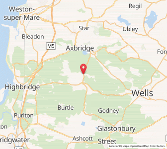 Map of Cocklake, EnglandEngland