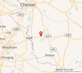 Map of Coddington, EnglandEngland