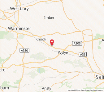 Map of Codford Saint Mary, EnglandEngland