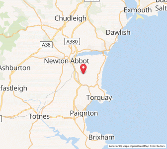 Map of Coffinswell, EnglandEngland