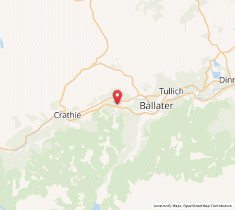 Map of Coilacriech, ScotlandScotland