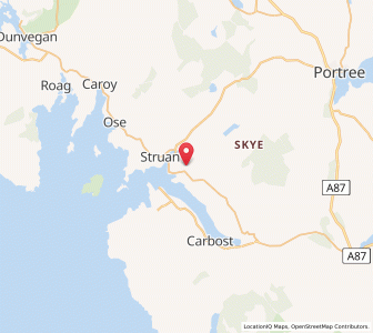 Map of Coillore, ScotlandScotland