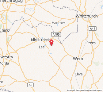 Map of Colemere, EnglandEngland