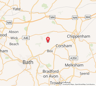 Map of Colerne, EnglandEngland