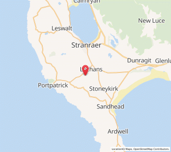 Map of Colfin, ScotlandScotland